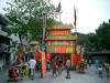temporary altar for worshipping Tin Hau